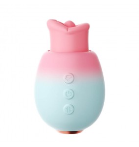 Ankni - Cherry Lips Realistic Oral Suction Vibrator (Chargeable - Pink)